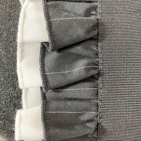 No-Na Cashmere Blend Bib‎ Front Half Sleeve Sweater Size Medium - Picture 8 of 15